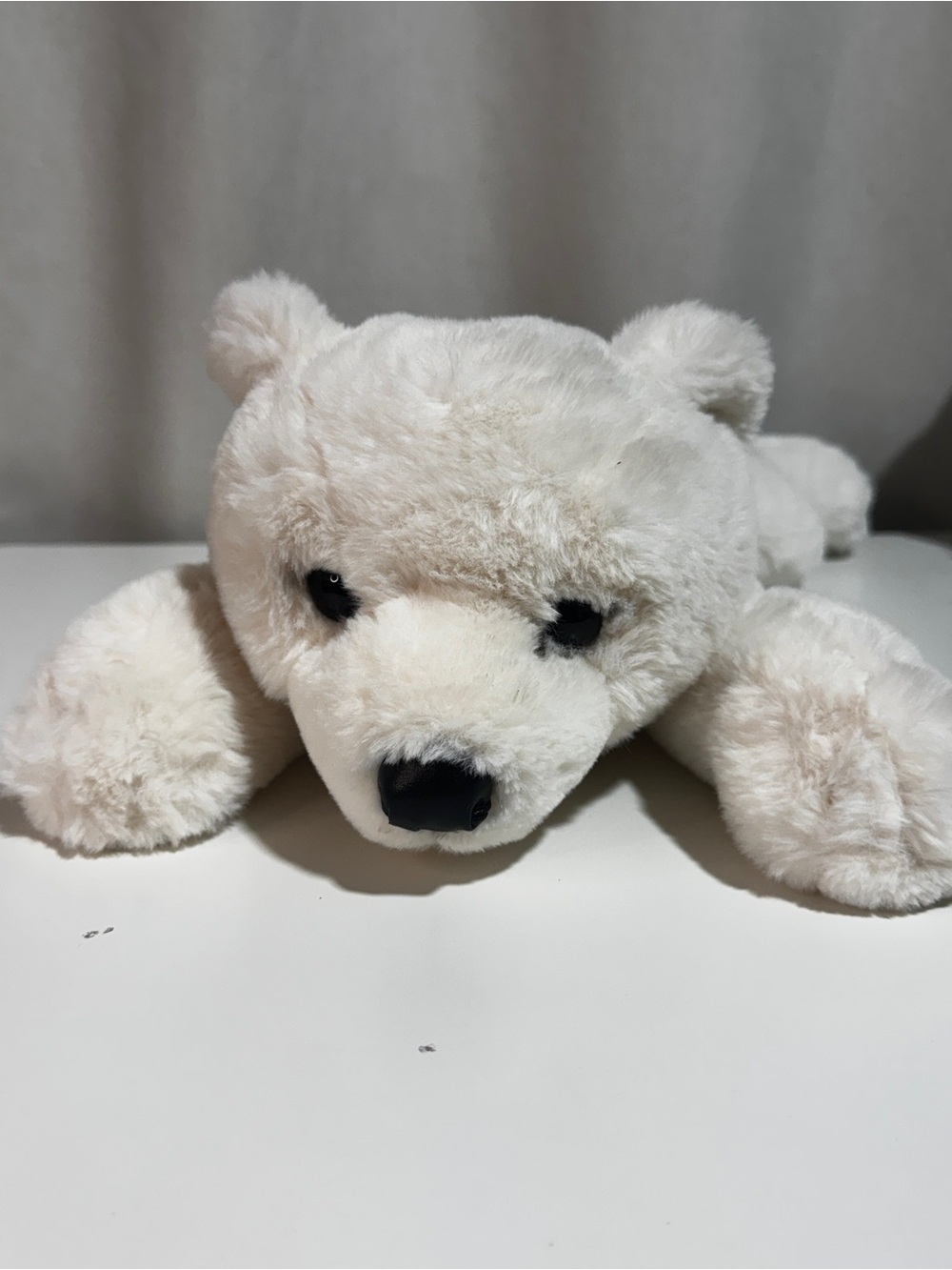 FAO Schwarz White Soft Cuddly Plush Polar Bear Toy